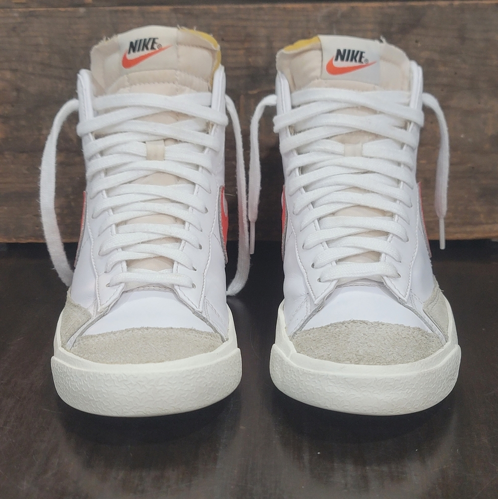 Nike Blazer Mid 77 Vintage Wmns 8.5 "Habanero Red" Good Cond Same Day Shipping - Picture 5 of 9